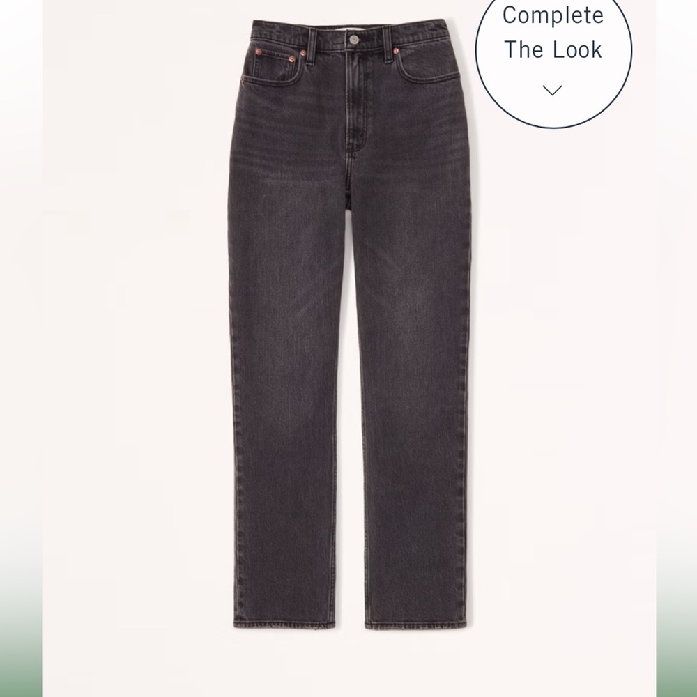 Abercrombie and Fitch The 90’s straight ultra high rise